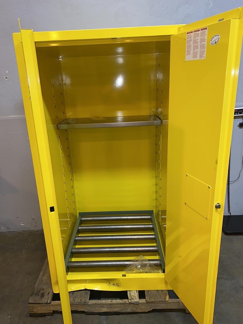 JustRite, Flammable Cabinets, 55 gallon, double doors, AS IS - Image 5