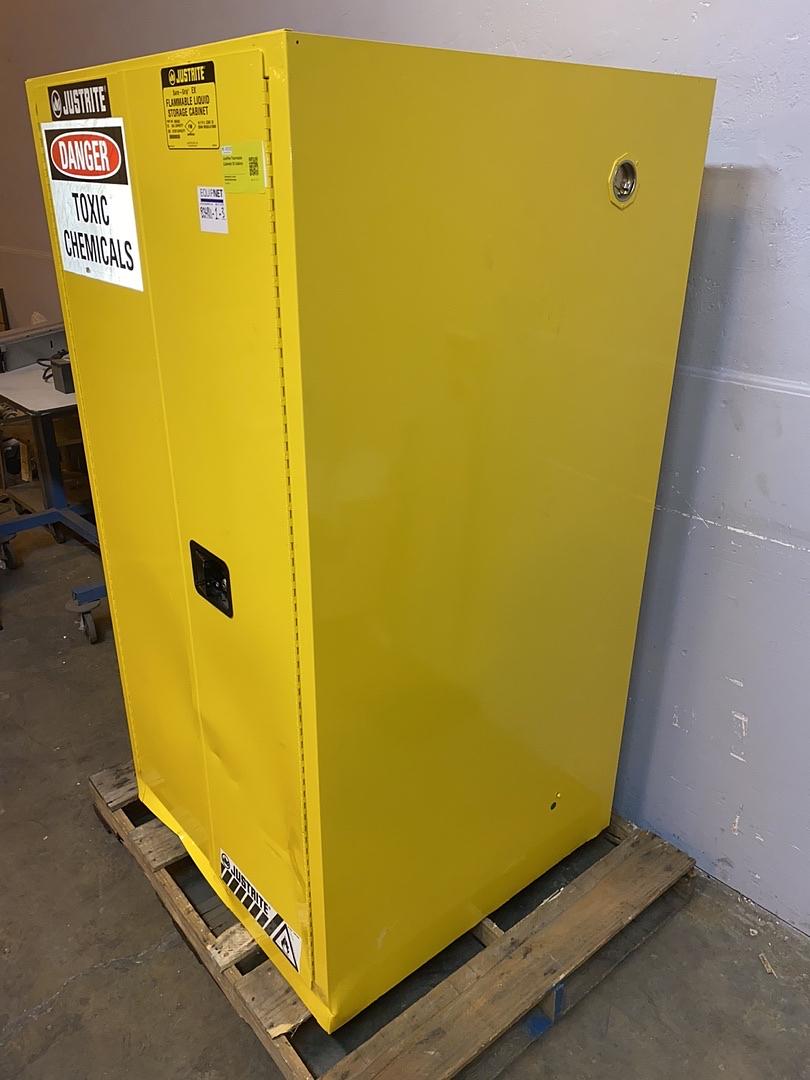 JustRite, Flammable Cabinets, 55 gallon, double doors, AS IS - Image 6