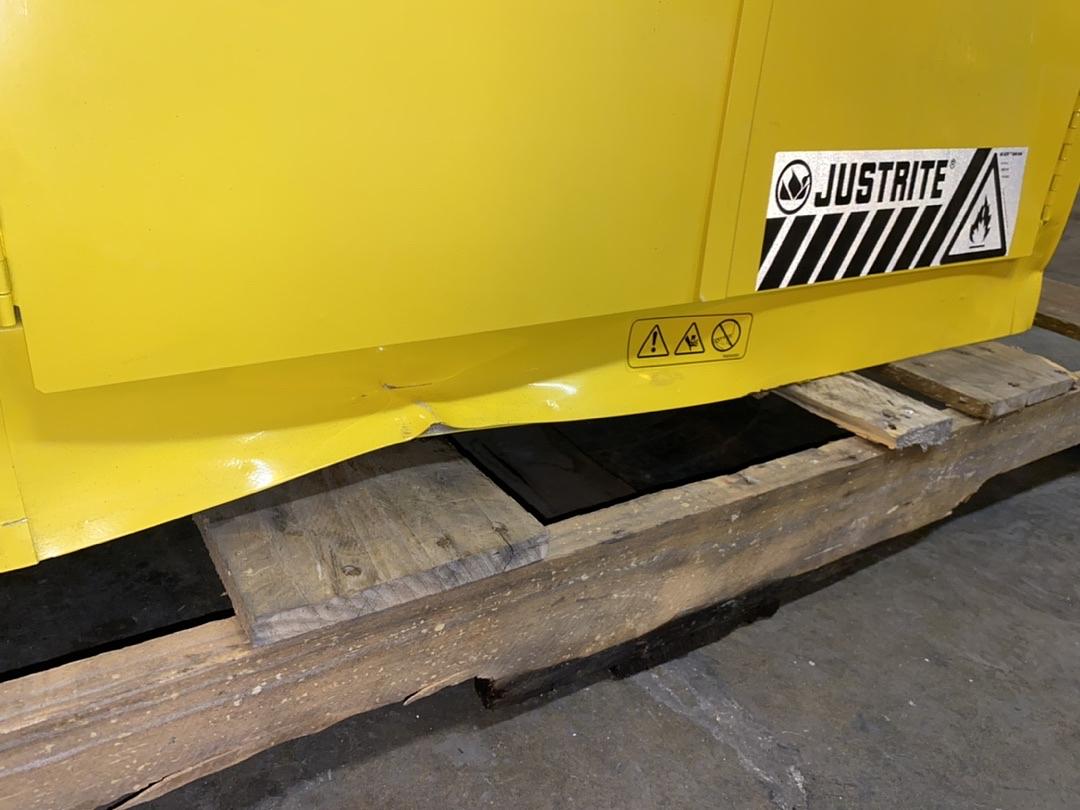 JustRite, Flammable Cabinets, 55 gallon, double doors, AS IS - Image 7