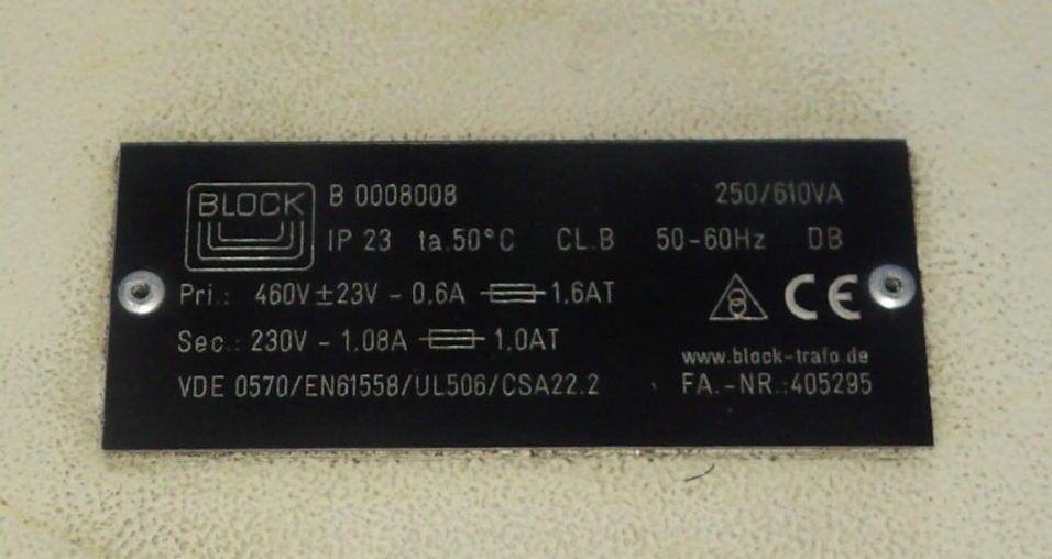250/610 VA, Block B-0008008, block, 50/60 Hz, 1 yr warranty - Image 5