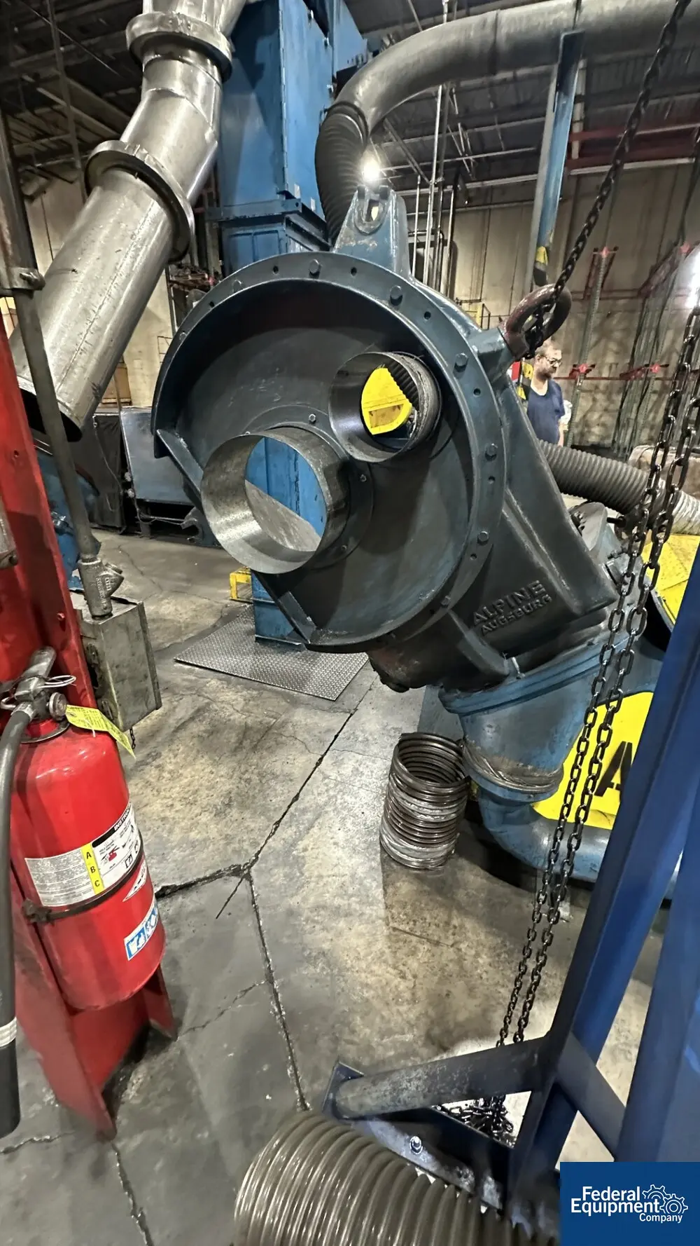 Alpine Augsburg Roto-Plexer #RO-63/18, Mill Grinder, 4 knife, 40 HP, 230/460 V. - Image 8