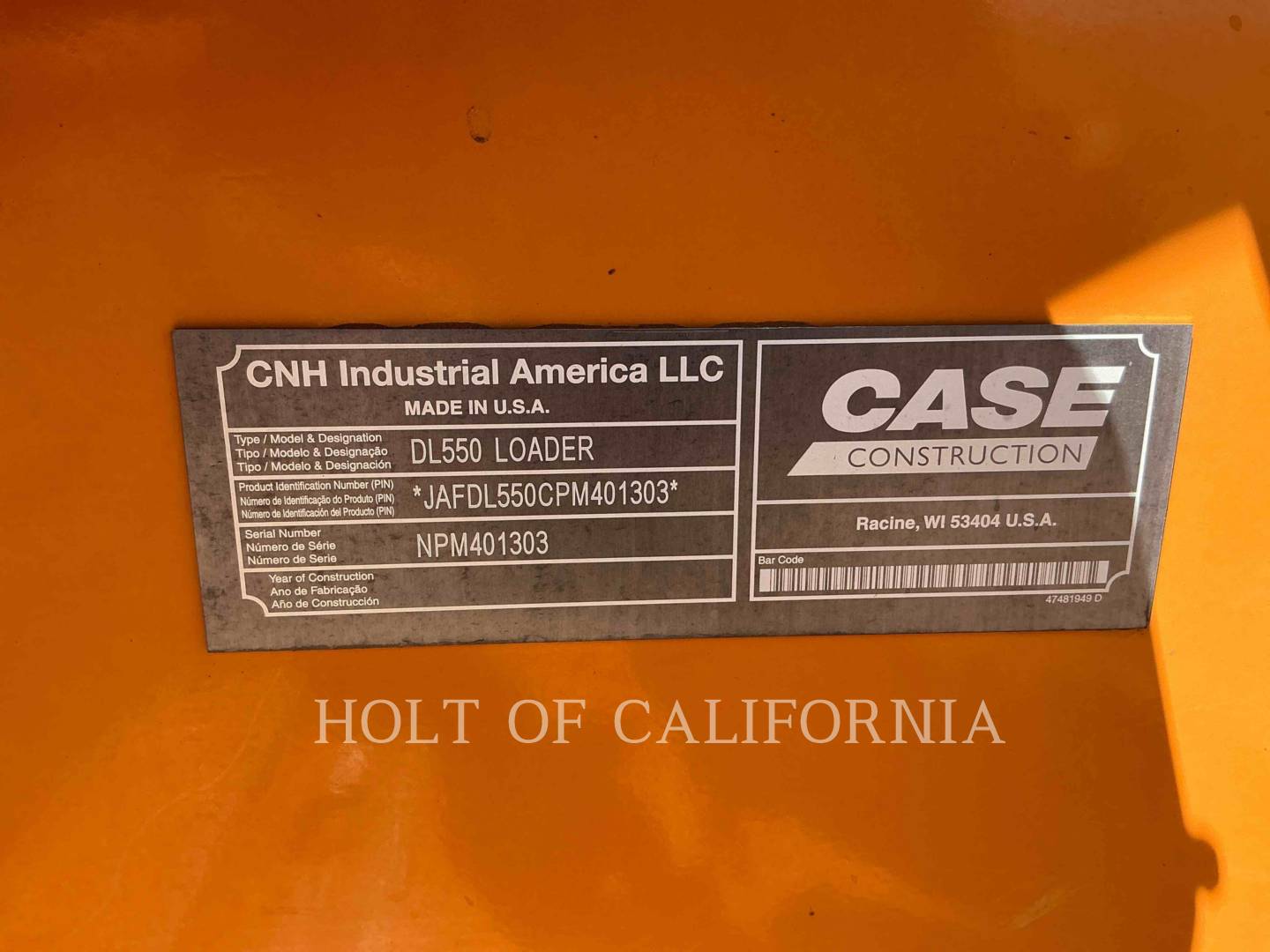 Case DL550, 60 hours, S/N: PM401303, 2024 - Image 6