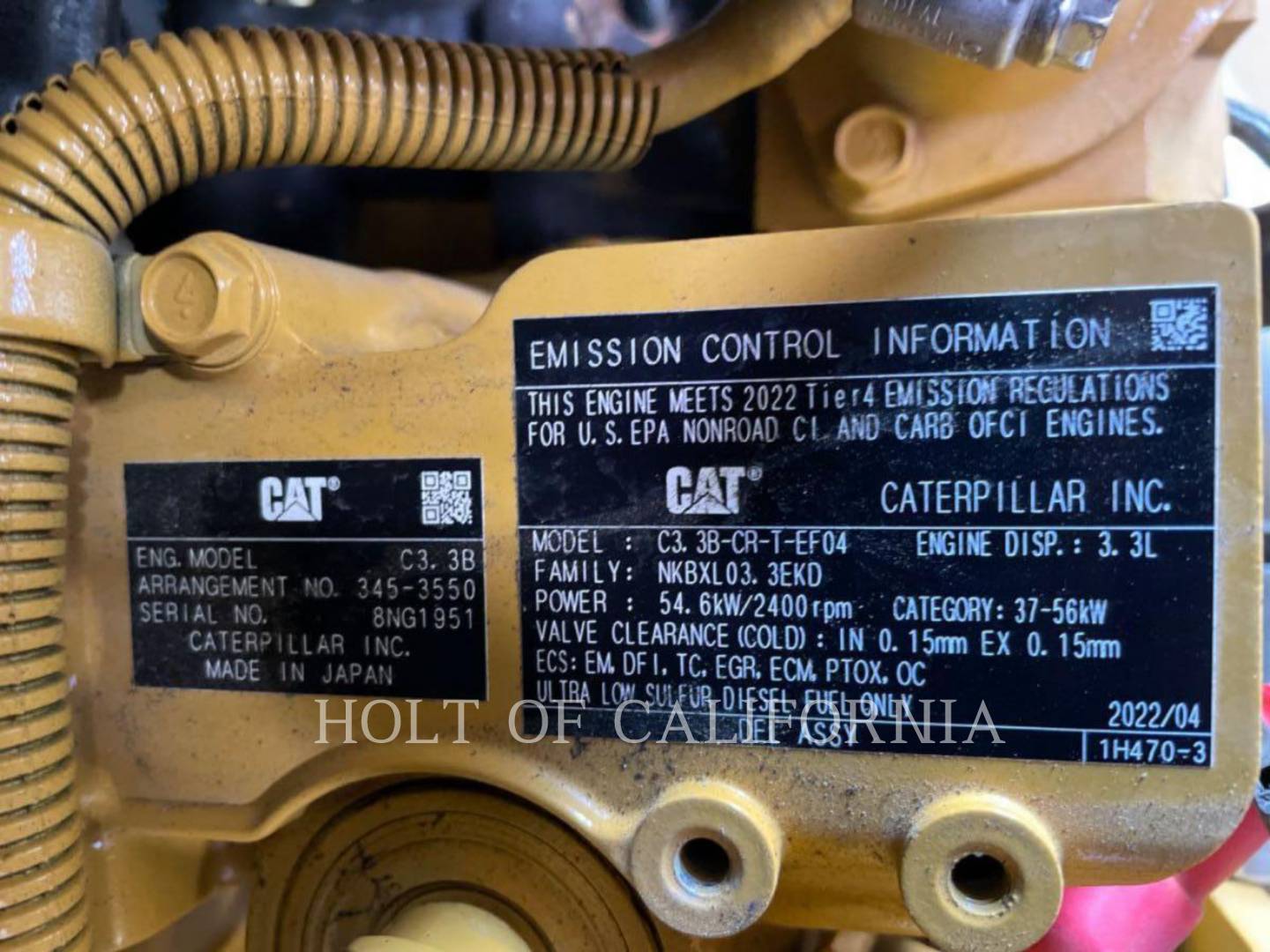 Cat 279 HF, Skid Steer Loader, 1089 hours, S/N: RB904694, 2022 - Image 8