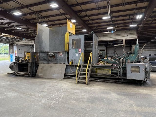 Harris #HRB-918W-BR, 2-ram baler, 45" x 31" x 64" bale size, 74" x 108" top hopper, 100 HP - Image 3