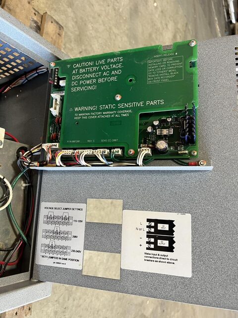 SENS #Q024025TL511A, automatic battery charger/, 25 amp max., 2008 - Image 8