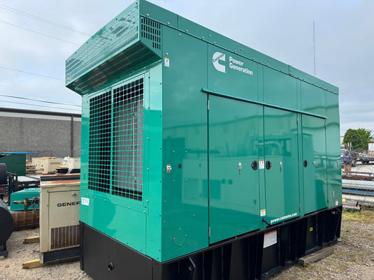 500 KW Cummins #500DFEK, Diesel Generator, 277/480V. 3-Phase, 24 hr run time, steel weather enclosure - Image 2