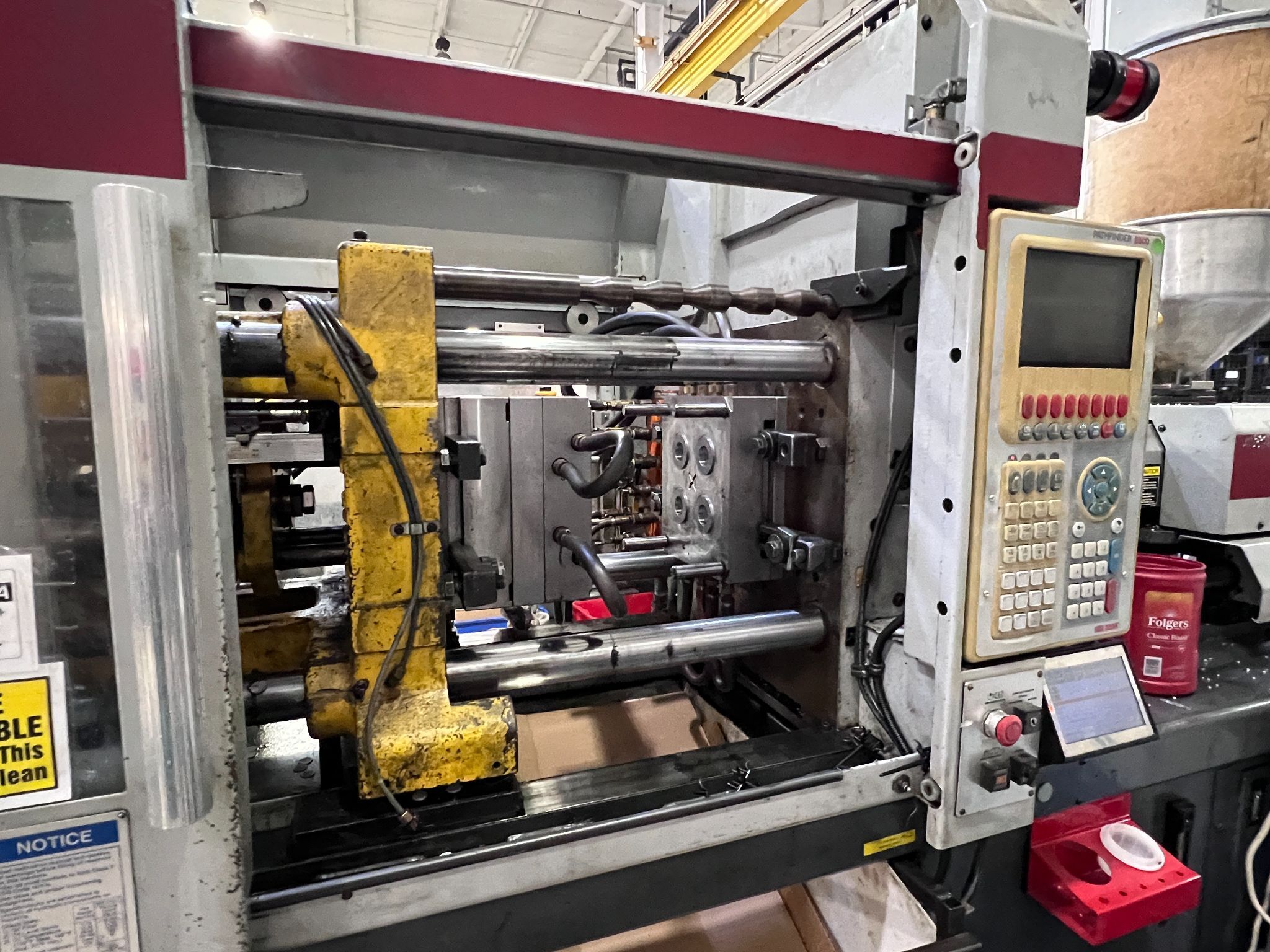 85 Ton, 5 oz., Van Dorn #85-HT-5F, horizontal injection molding machine, 13" x16" tie bar spacing, 22" DL, 15 - Image 5
