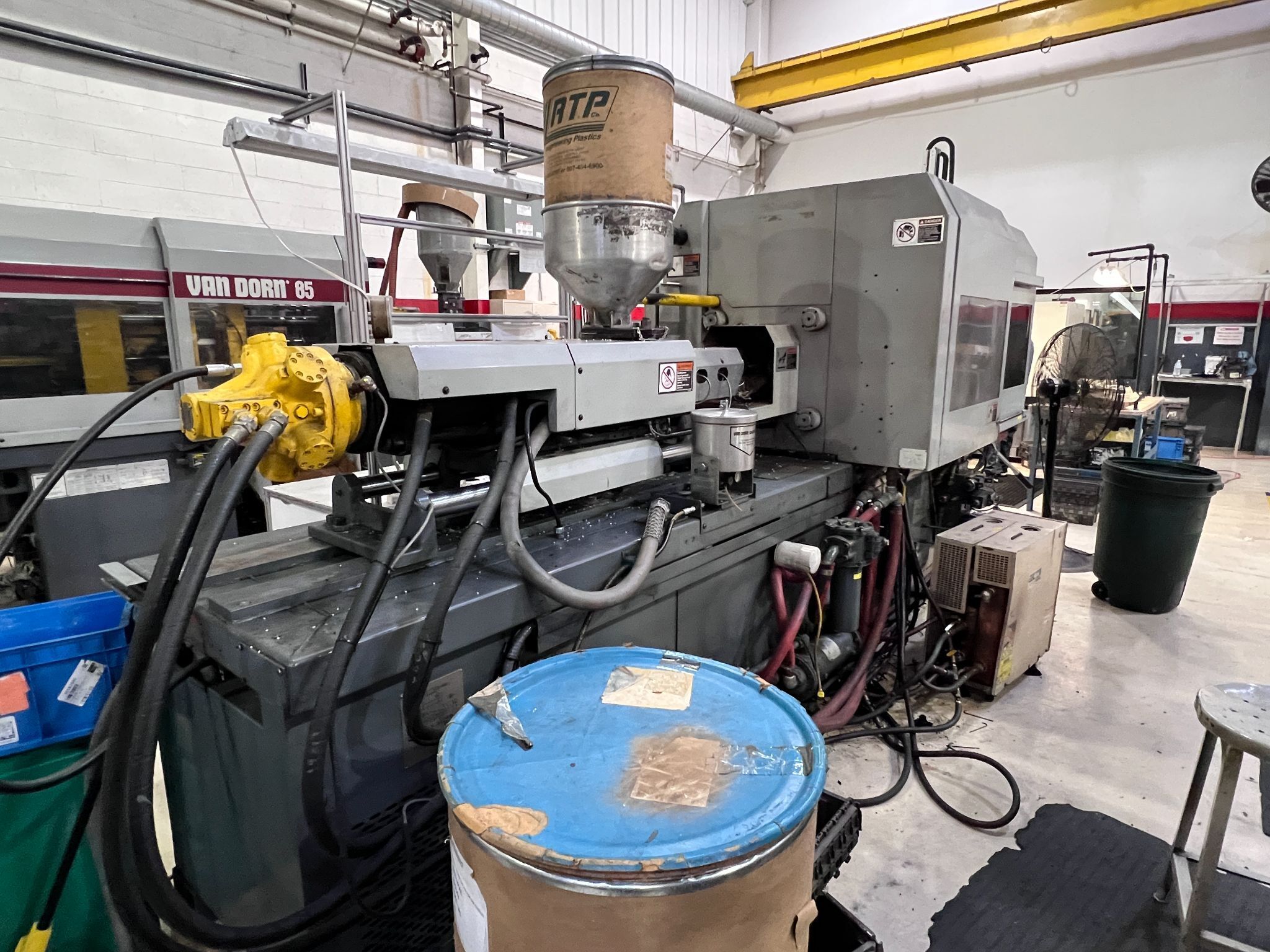 85 Ton, 5 oz., Van Dorn #85-HT-5F, horizontal injection molding machine, 13" x16" tie bar spacing, 22" DL, 15 - Image 10