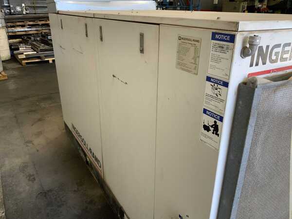 194 cfm, 128 psig, Ingersoll-Rand #SSR-EPE50SE, air compressor, 50 HP, 5320.6 hours, 1994 - Image 4