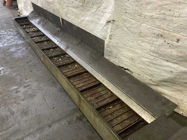 12" x 167" Mayfran, inclined chip conveyor, 52" dump height, coolant, 2002 - Image 9
