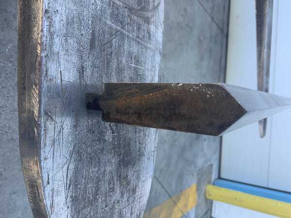 39-5/8" L, Male brake die, 4" die height, 1" die width, 1/2" tang - Image 1