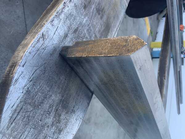 39-5/8" L, Male brake die, 4" die height, 1" die width, 1/2" tang - Image 2