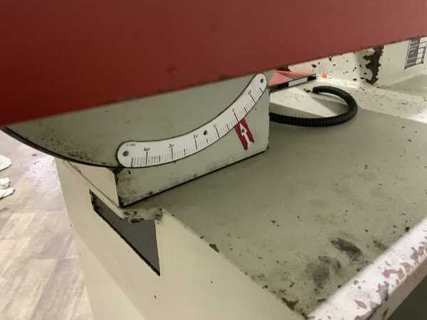 16" x 12-1/2" Dake, Johnson #V16, vertical band saw, 23-1/2" x 23-1/2" table, blade welder - Image 8