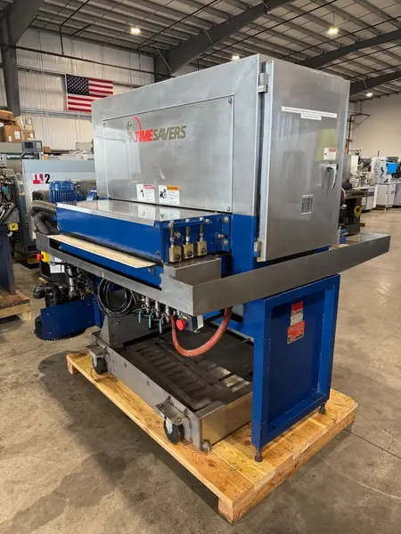 37" x 60" Timesavers #2111-13-0, wet sander, 15-30 FPM, 5" passline, 6" drum diameter, 2005 - Image 5