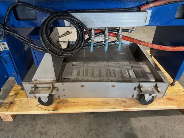 37" x 60" Timesavers #2111-13-0, wet sander, 15-30 FPM, 5" passline, 6" drum diameter, 2005 - Image 9