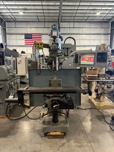 Bridgeport #Series-I, CNC vertical mill, 9" x48" tbl., 2 HP, 30" X, 12" Y, 16" Z, 60-4200 RPM, R-8, EZTrak - Image 1