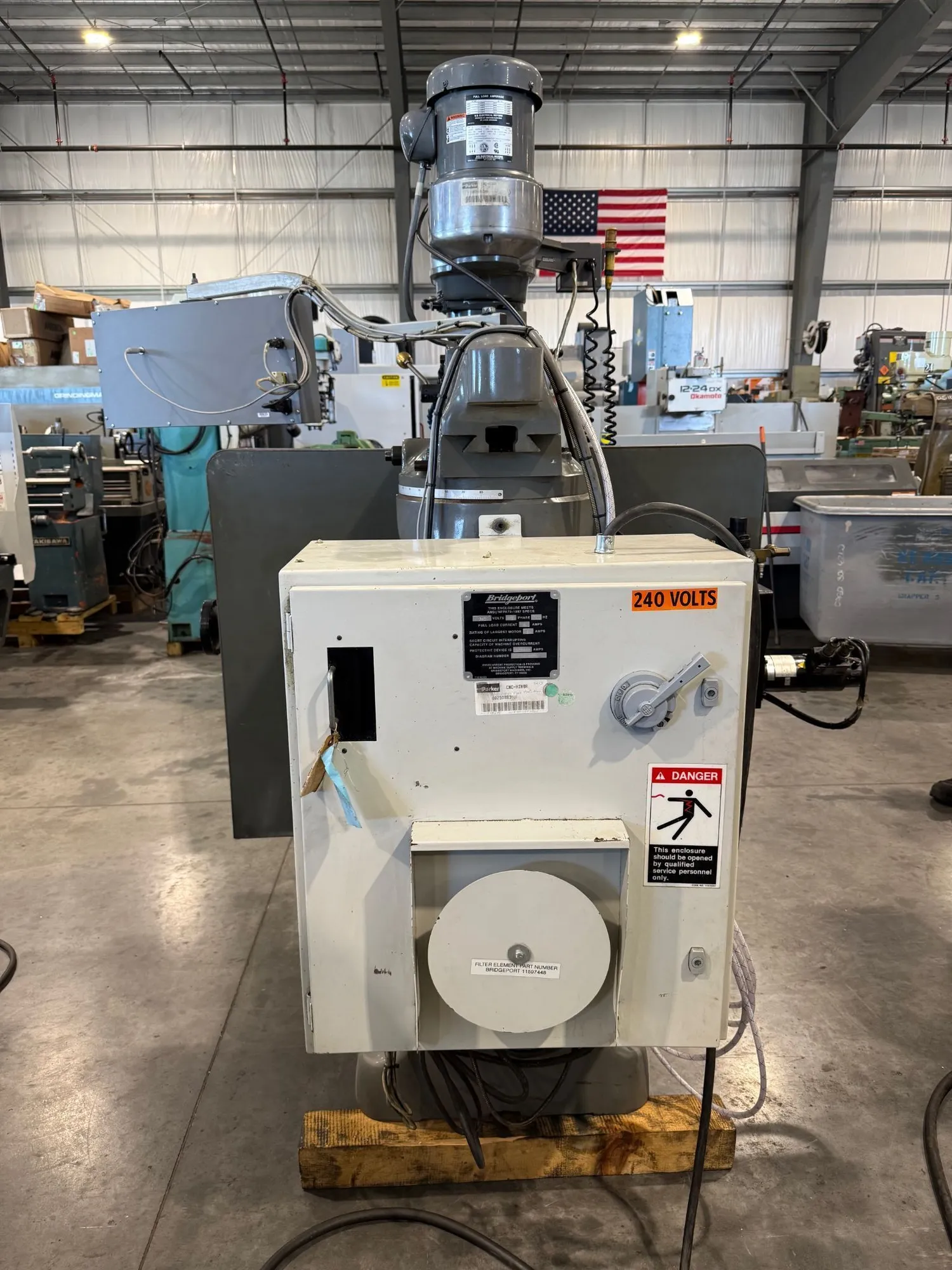 Bridgeport #Series-I, CNC vertical mill, 9" x48" tbl., 2 HP, 30" X, 12" Y, 16" Z, 60-4200 RPM, R-8, EZTrak - Image 7