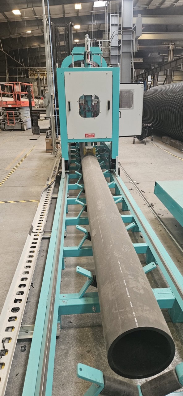 J & K J & K Tool Company #JK1660, HDPE & PVC Pipe Perforating Machine, 4"-16" Capacity, 15 CFM, 480 V., 3ph - Image 3