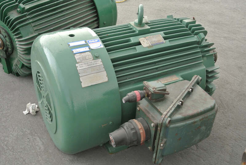 200 HP 3570 RPM Teco Westinghouse AEHH-8R002, Frame D447TS, 3 Phase, 60 Hz, 177 Amps, 575 V - Image 1