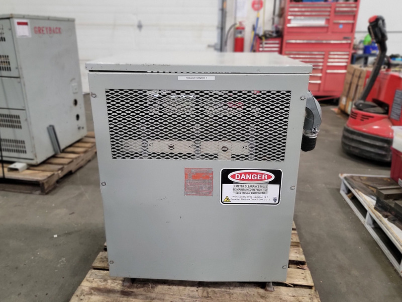 75 KVA 600 Primary, 208/120 Secondary, Polygon 3H3-75C-12, Transformer, Isolation, Dry Type, 3 Phase, 60 Hz - Image 1