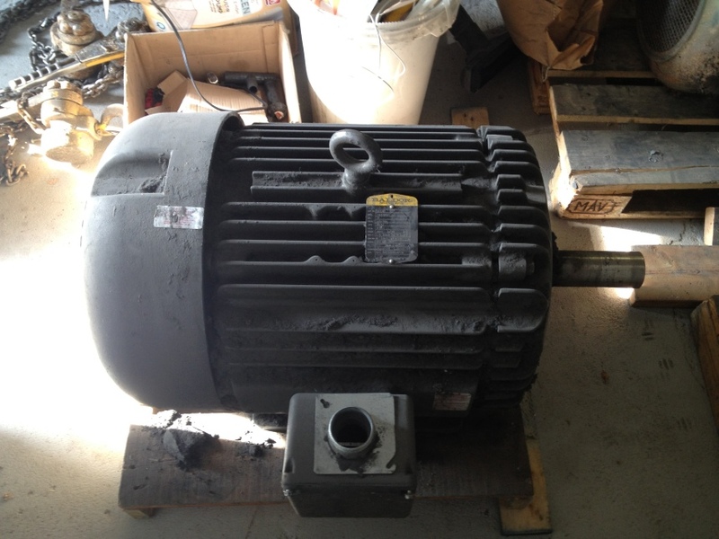 30 HP 870 RPM Baldor M4338T, Frame 364T, TEFC, 230/460 Volts - Image 1