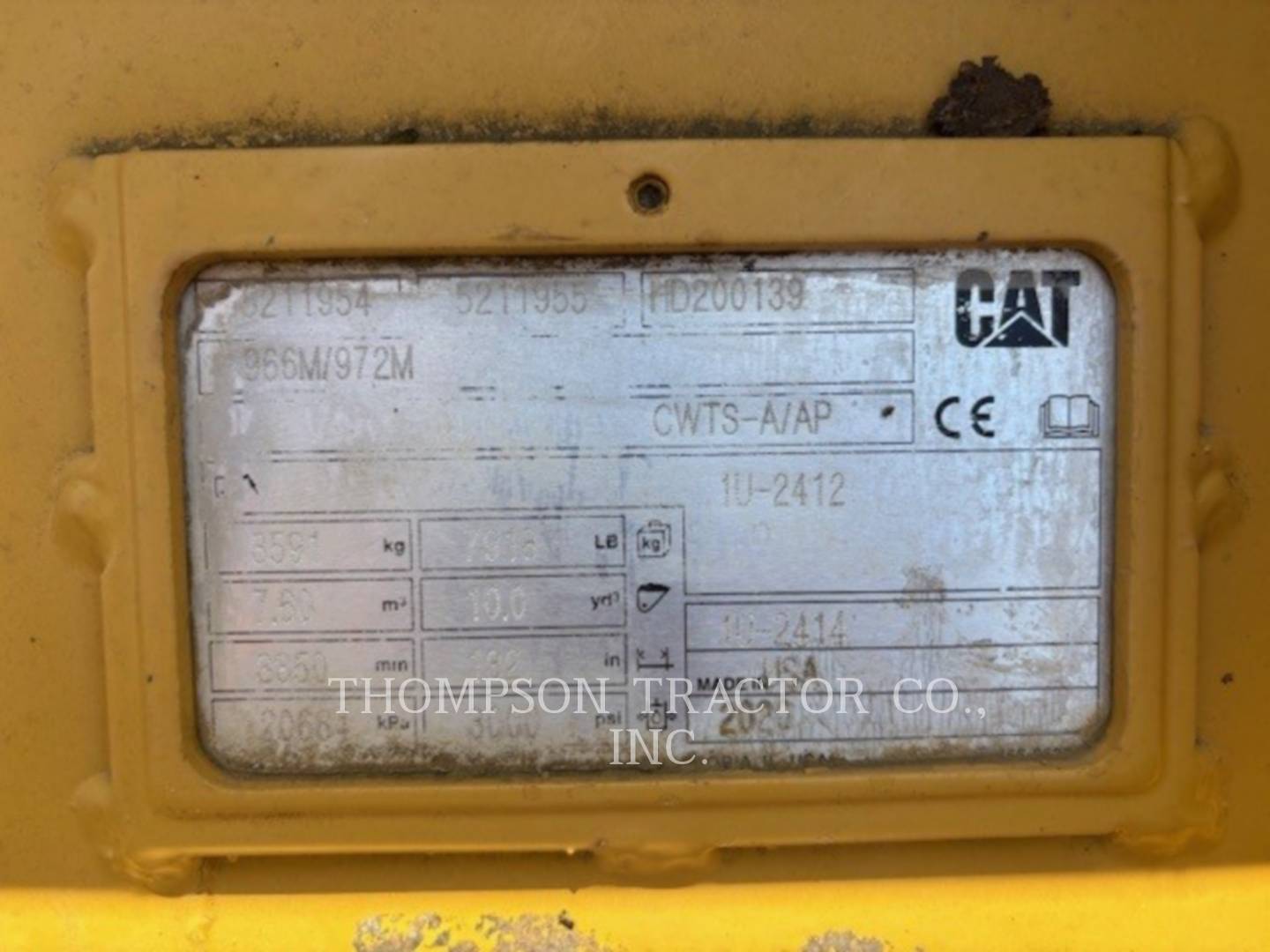 Cat 966GC, Wheel Loader, 734 hours, S/N: SG700372, 2023 - Image 5