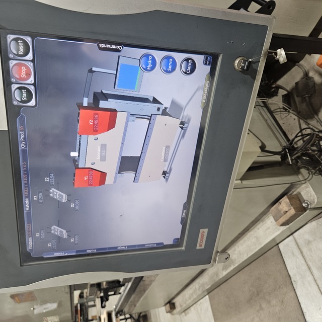 190 Ton, Accurpress #519012, 12' overall, Supreme 8-Axis back gauge, 14" stroke, 2011 - Image 4