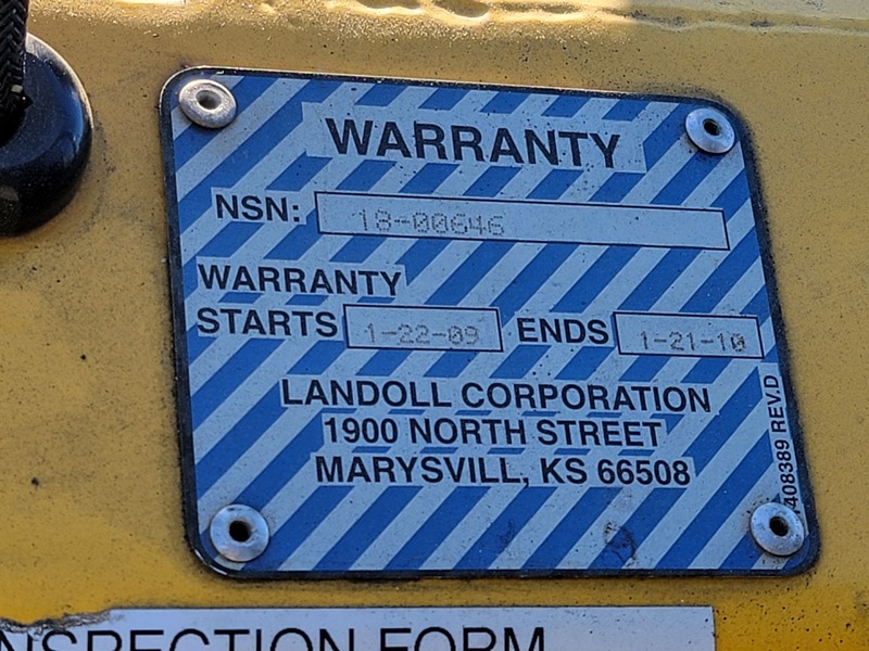 8000 lb. Landoll #SL80SE90D, Electric Forklift, 42" Fork length, 96" Lift height, 24" Load Center, 72 V - Image 10