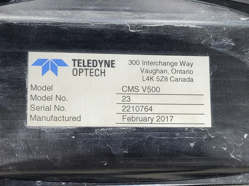 Teledyne #CMS-V500-23, Cavity Monitoring System, 20" min. Range, 5.75" Scanner diameter, 360&deg; x 360&deg; Field - Image 2