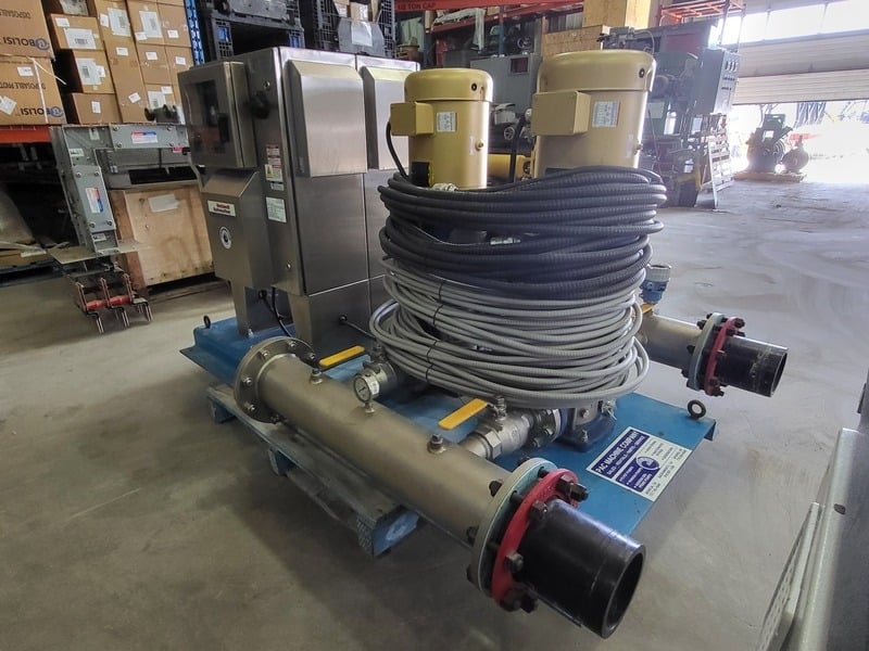 145 GPM, Berkeley #BVMI33-2-1-204, Vertical Multistage Centrifugal Pump Skid, 6" Manifolds, 435 psi, 7.5 HP - Image 6