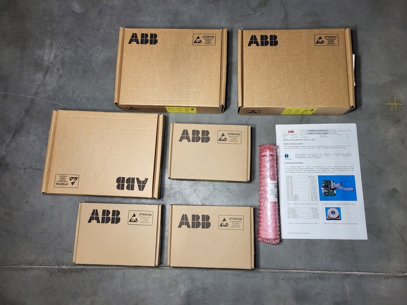 ABB #PM9Y604R86, Preventive Maintenance Kit 9YR ACS604-0140-6, 2017 - Image 1