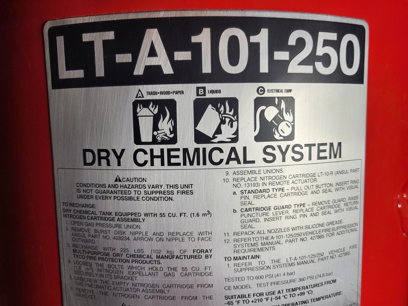 225 lbs. Ansul #LT-A-101-250, Dry Chemical Fire Extinguisher, 2016 - Image 2