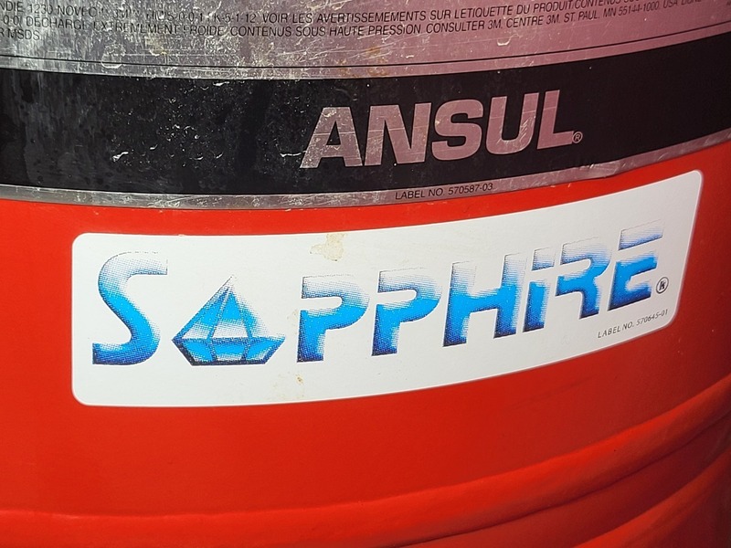 206 lbs. Ansul #570732, Sapphire Clean Agent Fire Suppression System Unit - Image 2
