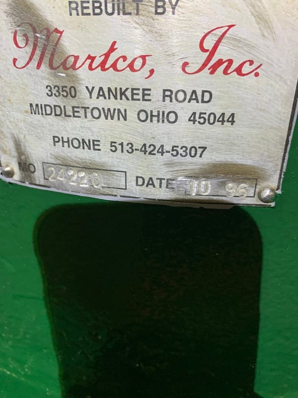 Martco Hydrapulper gearbox, size 2, 3.53:1 ratio, rebuilt - Image 4