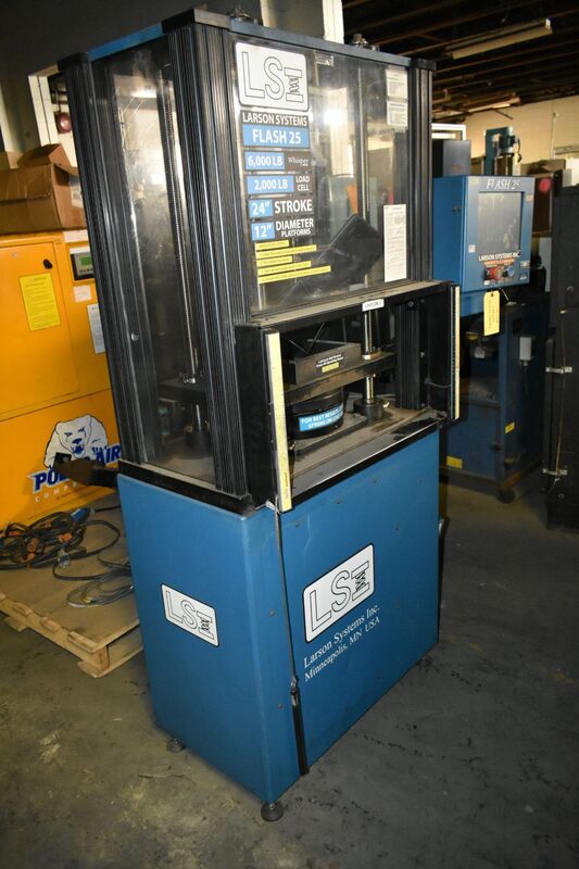 Larson #Flash-25, 2000 lb. motorized spring tester, 12" platform, 24" stroke, adjustable travel/test speed - Image 2
