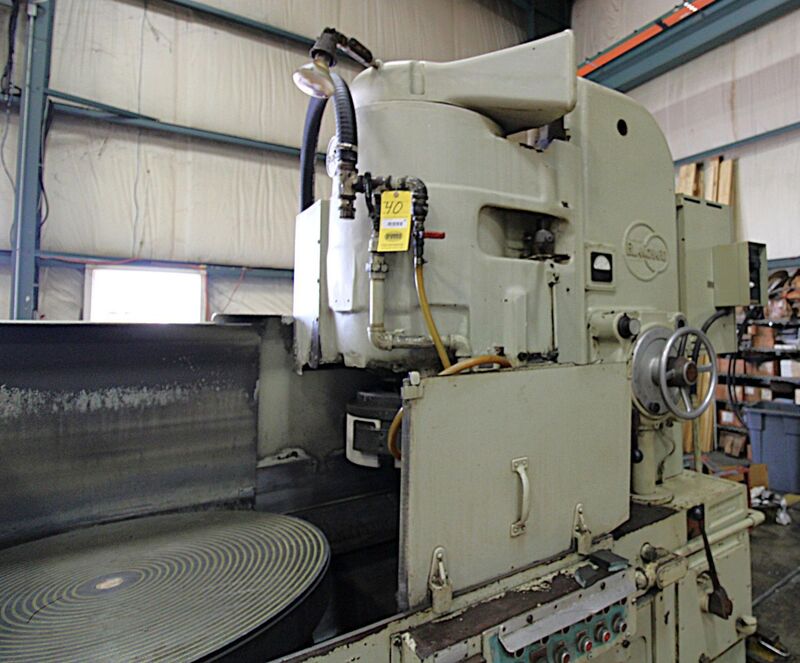Blanchard #18D-36, vertical spindle rotary surface grinder, 36" magnetic chuck, segmented grinding wheel - Image 6