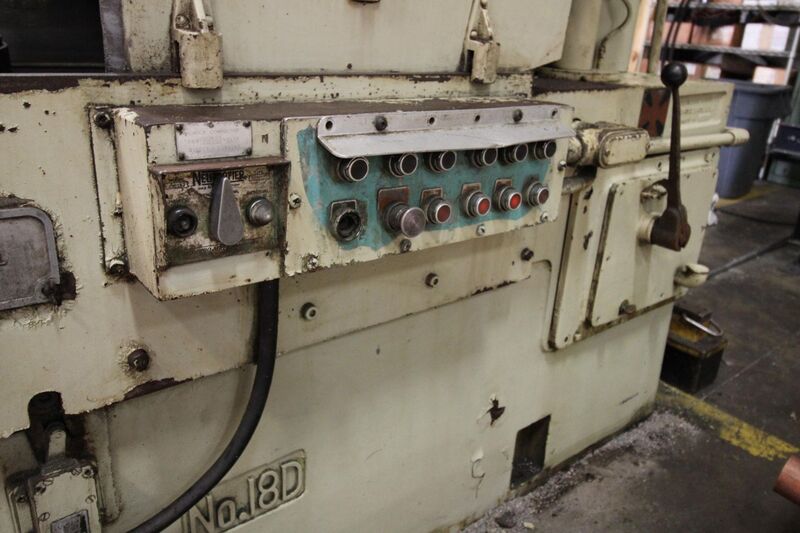 Blanchard #18D-36, vertical spindle rotary surface grinder, 36" magnetic chuck, segmented grinding wheel - Image 10