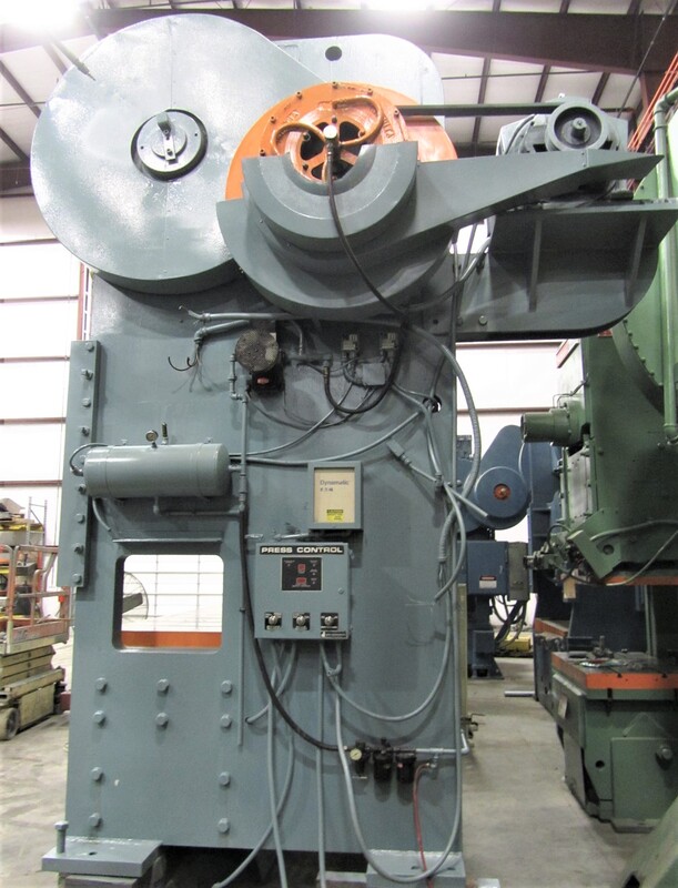 400 Ton, Chicago #SS400, straight side double crank, 8" stroke, 18" Shut Height, 120" x36" bed, 10-30 SPM - Image 2