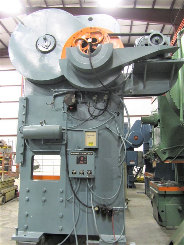 400 Ton, Chicago #SS400, straight side double crank, 8" stroke, 18" Shut Height, 120" x36" bed, 10-30 SPM - Image 7