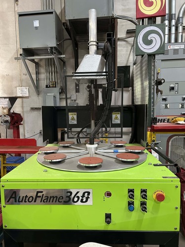 Inkcups #HELIX, Glass Printer, w/ Glass Flame Treater, 880 watt, 200-250 VAC, 80psi, 20-60 BPM, 2018 - Image 6