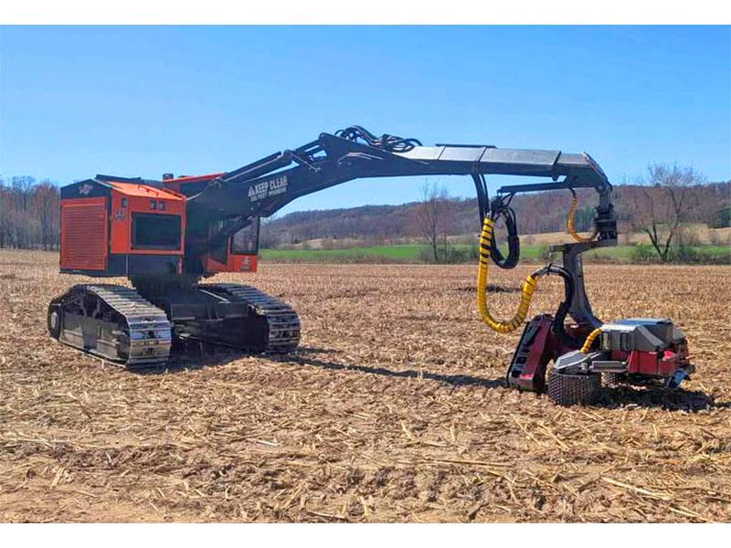 Timberpro #TN-725C, feller-buncher, 300 HP Cummins 8.3L, 100 gallon fuel tank, 24" double grouser pads, 2016 - Image 2