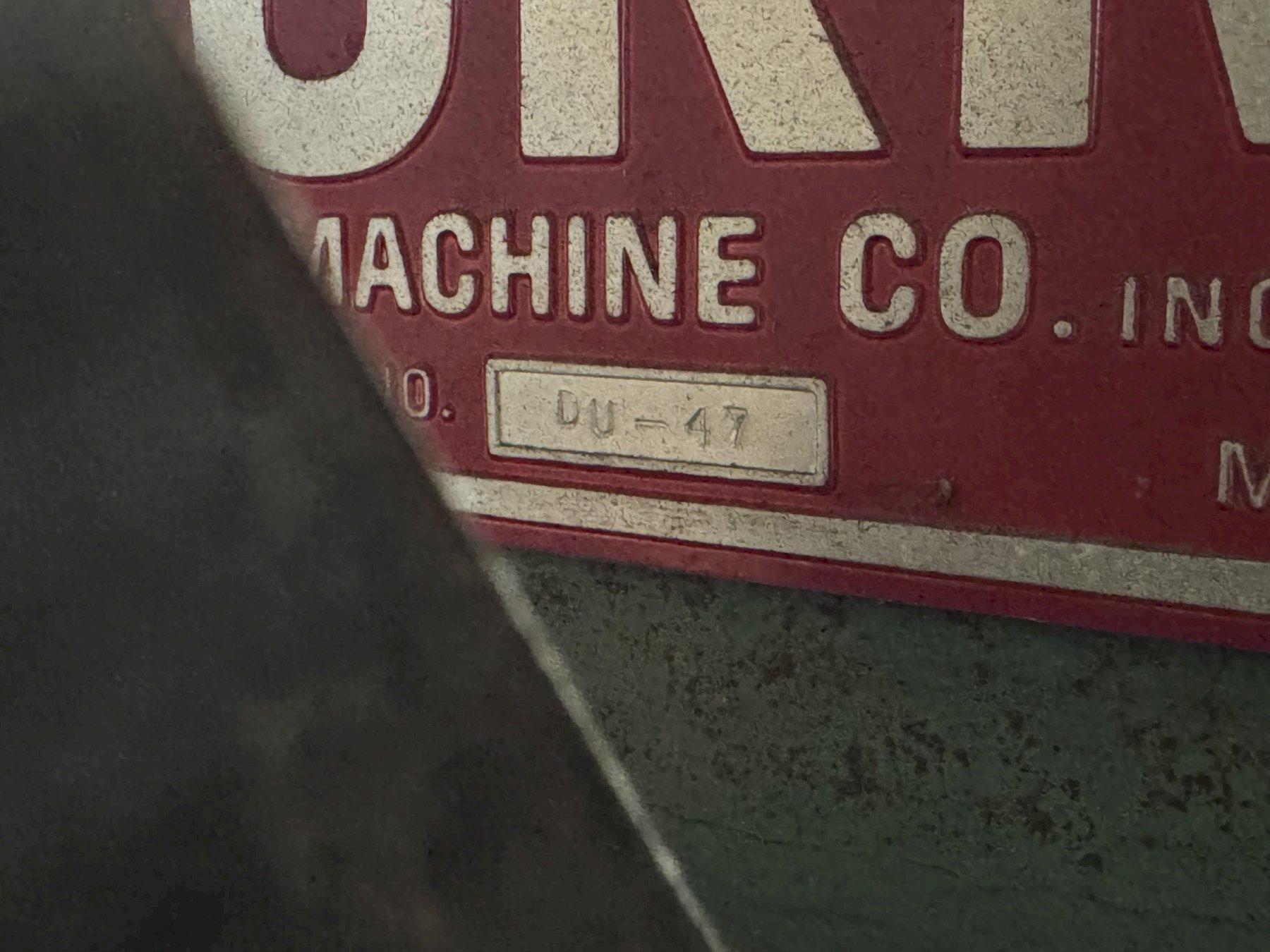 44 Ton, Ormont #DU-47, clicker press, 4 stroke, 12" DL, 63" BH, 60" x30" bed - Image 4