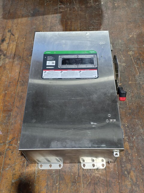 200 Amp. Square D, VH364DSGL, Fusible Disconnect Safety Switch, 600 Volts, 3P, 3PH, 4X, unused - Image 2