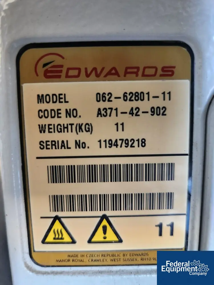 Edwards #062-62801-11, Vacuum Pump, 120 V. - Image 2