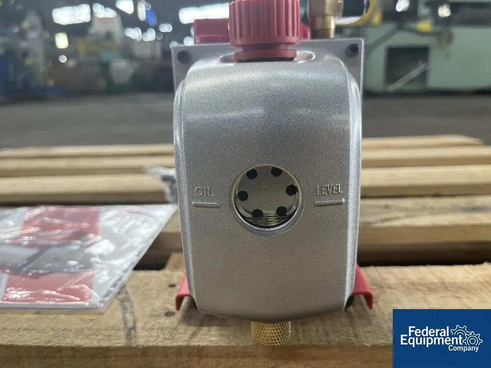 Robinair #15500, 2-Stage Vacuum Pump, 1/3HP, 110 V., 5 cfm, 1ph, in box - Image 6