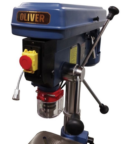 Oliver #10060.001, Swing Bench Drill Press, 17" swing, 3/4" drill, 5/8" chuck, 240-3400 RPM, 3-1/8" diameter - Image 2