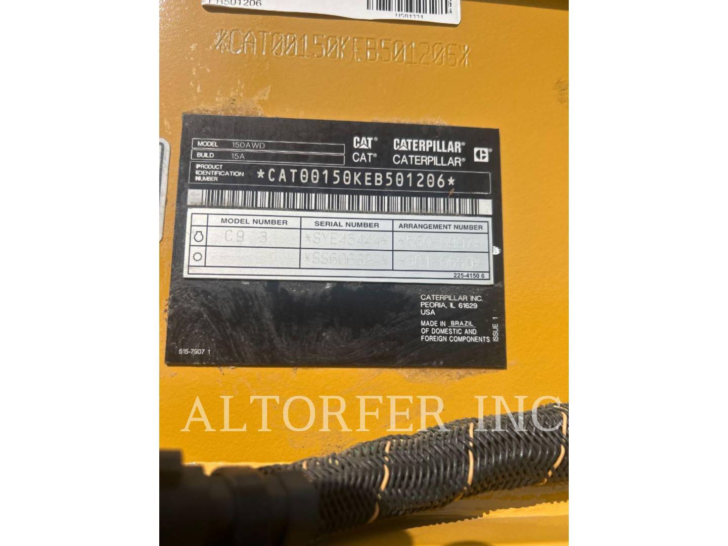 Caterpillar 150-15AWD, Motor Grader, 213 hours, S/N: EB501206, 2023 - Image 5