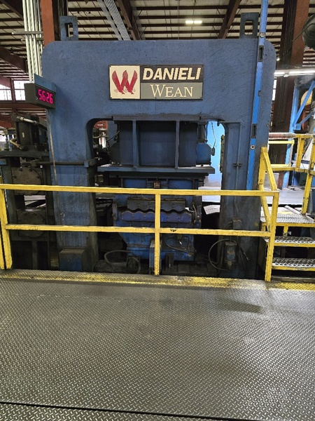 96 x 0.75 Danieli-Wean Cassette Leveler, 250 FPM, LR, 500 HP, 500/1300 RPM, 11 heavy gauge, 17 light gauge - Image 1