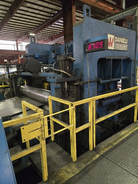 96 x 0.75 Danieli-Wean Cassette Leveler, 250 FPM, LR, 500 HP, 500/1300 RPM, 11 heavy gauge, 17 light gauge - Image 3