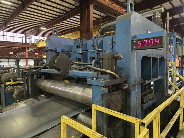 96 x 0.75 Danieli-Wean Cassette Leveler, 250 FPM, LR, 500 HP, 500/1300 RPM, 11 heavy gauge, 17 light gauge - Image 4